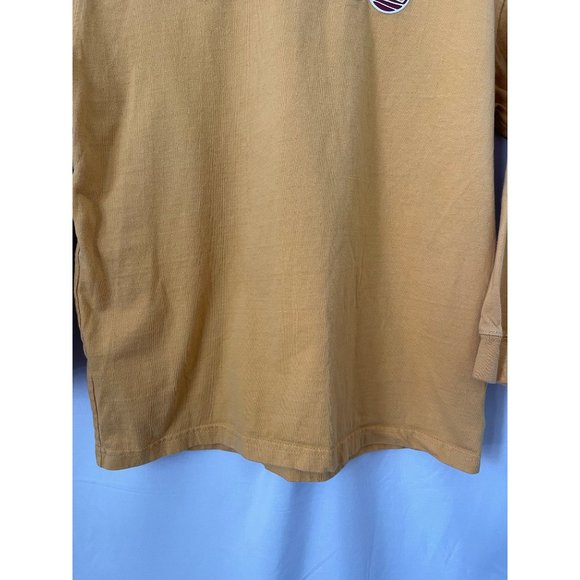 Timberland Boys Yellow Long Sleeve Red "Timberland" Tee - Picture 3 of 9